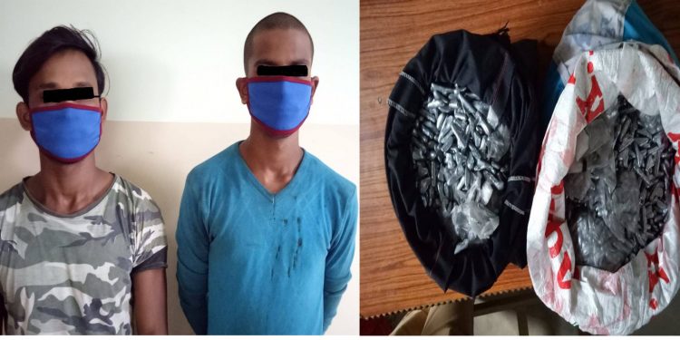 जनकपुरबाट ११ लाख मुल्य बराबरको धातु सहित २ जना पक्राउ