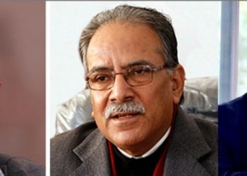 प्रचण्ड र नेपाल देउवालाई भेट्न उनकै निवासमा पुगे