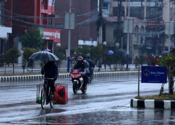 देशका विभिन्न भूभागमा वर्षा, आइतवारसम्म मौसम सुधार हुने