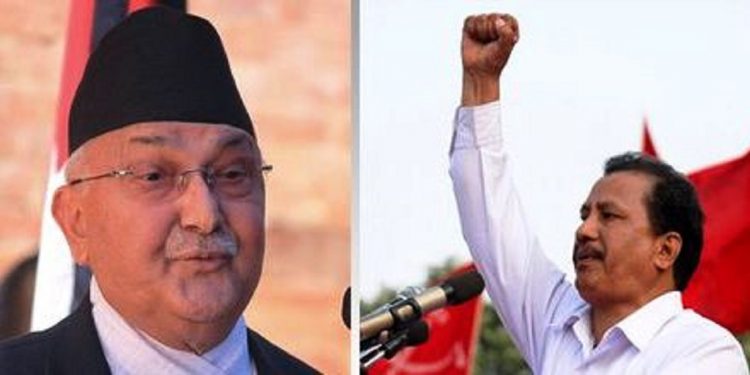 आज प्रधानमन्त्री ओली र विप्लव समूहले एउटै मञ्चबाट सम्बोधन गर्ने
