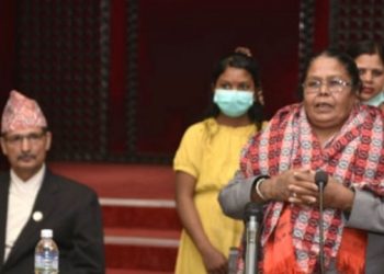 जानकीदेवी रामले लिइन् सांसदको शपथ