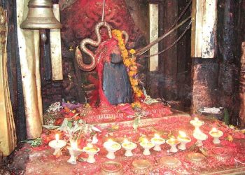 फेरि भीमेश्वर मन्दिरको शिलामा पसिना