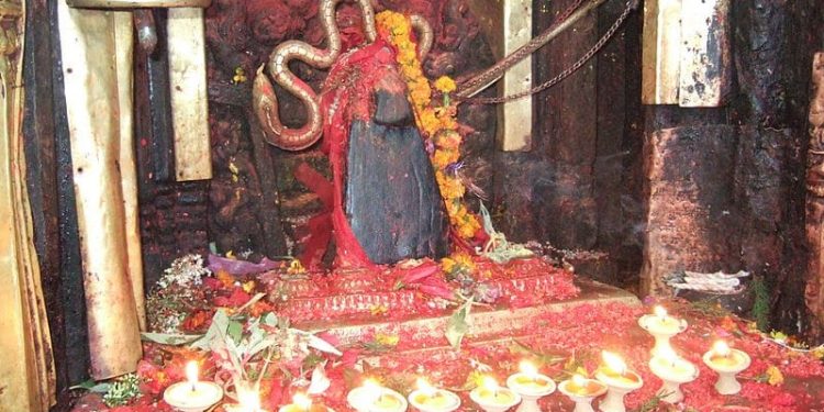 फेरि भीमेश्वर मन्दिरको शिलामा पसिना