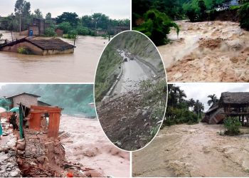 देशभर बाढी, पहिरो र डुबानबाट क्षति, तीन जनाको मृत्यु, दुई जना बेपत्ता