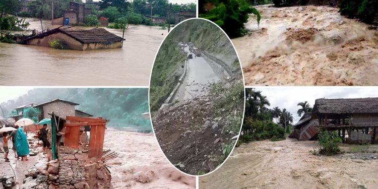 देशभर बाढी, पहिरो र डुबानबाट क्षति, तीन जनाको मृत्यु, दुई जना बेपत्ता