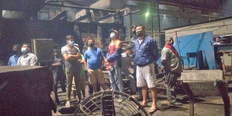 जगदम्बा स्टिल उद्योगमा आगलागी, दुई जना मजदुरको मृत्यु, तीन जना घाइते