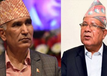 नेपाललाई भेट्न उनकै निवास पुगे विष्णु पौडेल