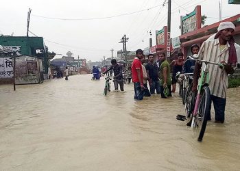 अविरल वर्षाका कारण वीरगञ्ज महानगरपालिका डुवानमा