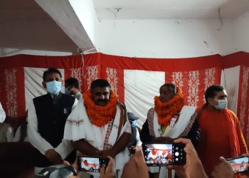 प्रदेश २ सरकारमा सहभागी भएका नेकपा माओवादी केन्द्रका दुई सांसदले लिए मन्त्री पदको सपथ