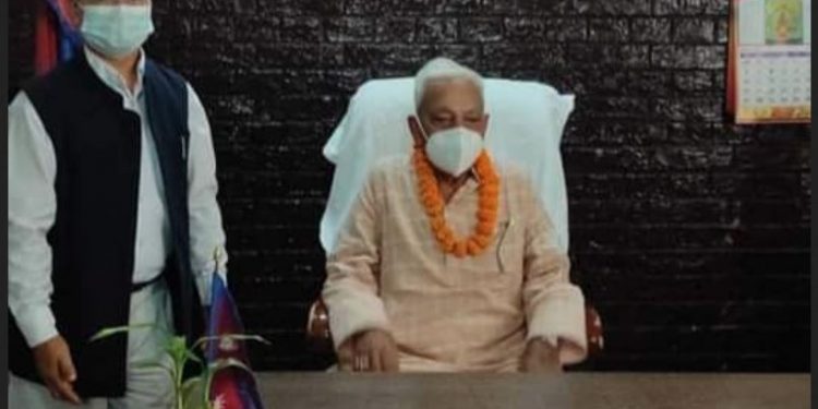 नवनियुक्त प्रदेश प्रमुख मिश्रद्वारा पदभार ग्रहण