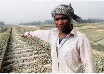 प्रस्तावित रेल्वे लिकका जग्गाधनी आन्दोलित