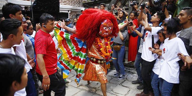 आज इन्द्रजात्रा पर्व मनाइँदै