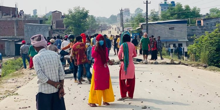 रूपन्देहीको मोतीपुर क्षेत्रमा आज पनि कर्फ्यू आदेश जारी