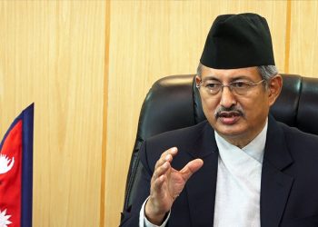 गृहमन्त्री खाँण कार्यवाहक प्रधानमन्त्री