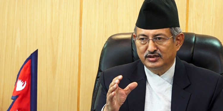 गृहमन्त्री खाँण कार्यवाहक प्रधानमन्त्री