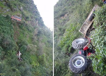 अन टेस्ट लेखिएको ट्याक्टर दुर्घटना, एमाले जिल्ला अध्यक्षका छोराको मृत्यु