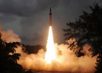 भारतद्वारा ५ हजार किलोमिटर टाढासम्म मार हान्न सक्ने मिसाइल परीक्षण