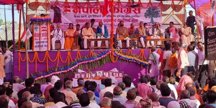 निर्वाचन क्षेत्र २ मा सम्पन्न भयो शुभकामना आदान प्रदान तथा कार्यकार्ता भेला
