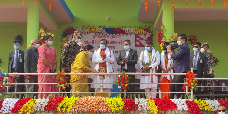 ‘बेटी पढाउ, बेटी बचाउ’ अभियान देशभर लैजानुपर्छ : राष्ट्रपति भण्डारी