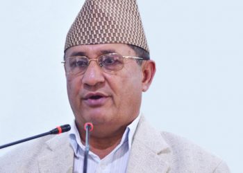 प्रदेश  १ का मुख्यमन्त्री आचार्यले आज विश्वासको मत लिदै
