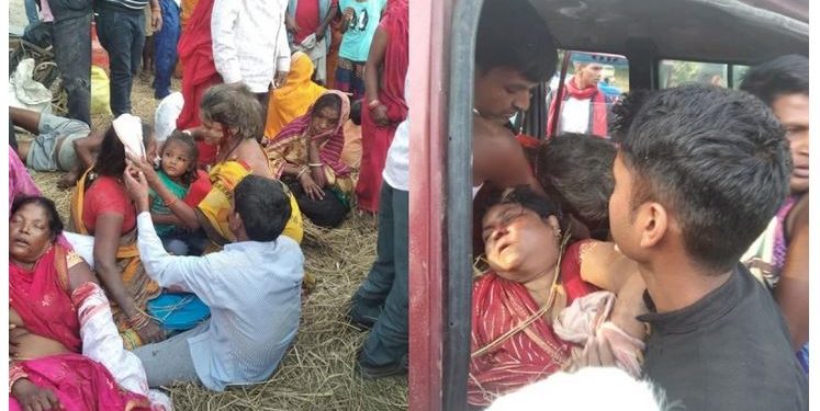 जनकपुर : कमला स्नान जादैँ गरेको ट्रयाकटर दुर्घटना, २ जनाको मृत्यु, २० जना घाईते