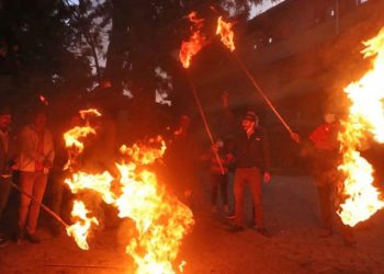 मूल्य वृद्धिको विरुद्धमा अनेरास्ववियूले निकाल्यो मसाल जुलुस