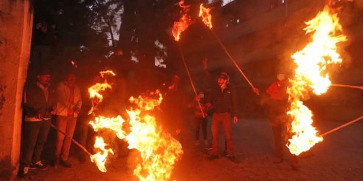मूल्य वृद्धिको विरुद्धमा अनेरास्ववियूले निकाल्यो मसाल जुलुस