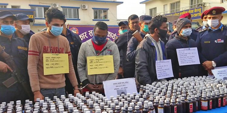 सप्तरीबाट ठूलो मात्रामा लागूऔषध बरामद, चारजना पक्राउ