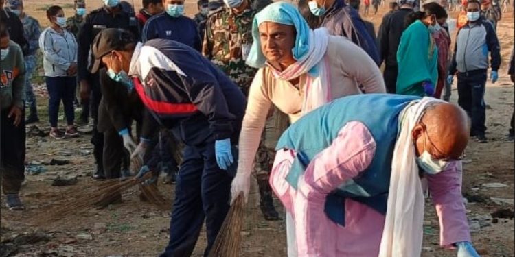 विवाह पञ्चमीका अवसरमा जनकपुरधाममा वृहत सरसफाइ