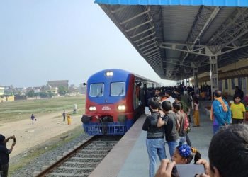 जनकपुर जयनगर रेलको पुनः परीक्षण गरियो