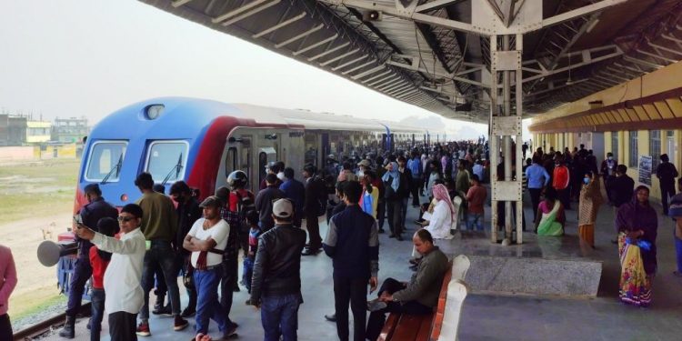 जनकपुर-जयनगर रेल यात्रु बिनानै आजबाट सञ्चालन