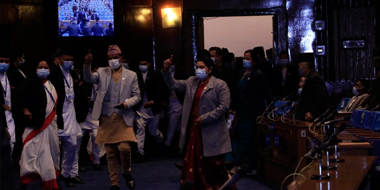 नेकपा एमालेले कार्यव्यवस्था परामर्श समितिको बैठक आज पनि बहिस्कार गर्ने
