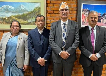 एमालेका उपाध्यक्ष पौडेलसहितका नेता चीन प्रस्थान