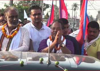 स्वतन्त्र उम्मेदवार बलरामको शक्ति प्रदर्शनमा हजारौँ समर्थक जुटे