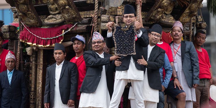 भोटो जात्रामा राष्ट्रपति भण्डारीको उपस्थिति