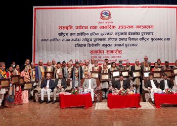 श्रष्टाहरुलाई सम्मान गर्नाले थप प्रेरणा मिल्छः प्रम देउवा