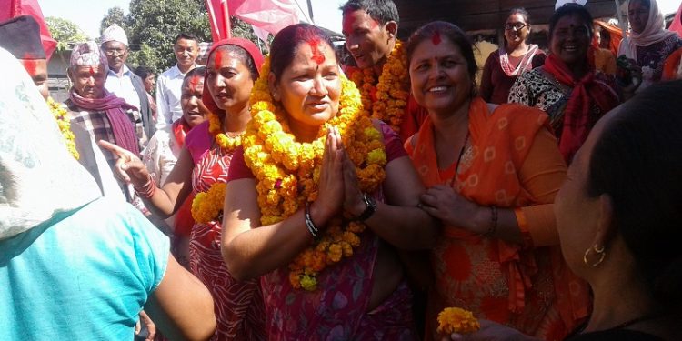 महोत्तरी-१ (क) : प्रदेश सभा सदस्यमा एमालेकी शारदादेवी थापा निर्वाचित