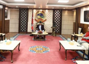 देउवाको सँगको भेटमा राउतले उठाए किसान र नागरिकताको विषय