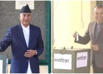 कांग्रेस संसदीय दलको नेताका लागि मतदान सकियो