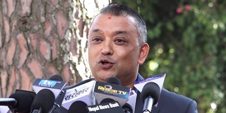 रेशम चाैधरीलगायतकाे मुद्दा फिर्ता लिने अध्यादेशप्रति गगन थापाकाे असन्तुष्टि