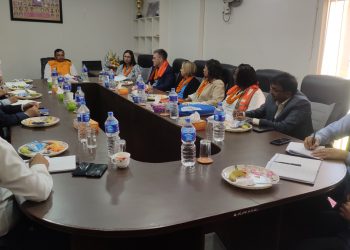 अमेरिकी राजदुतको मुख्यमन्त्री यादव र जनकपुरधामका प्रमुख साहसँग भेटवार्ता