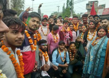 राराब क्याम्पसमा नेविसका मनिसकुमार यादव विजयी