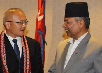 उपराष्ट्रपति र चिनियाँ प्रतिनिधिमण्डलबिच भेटवार्ता