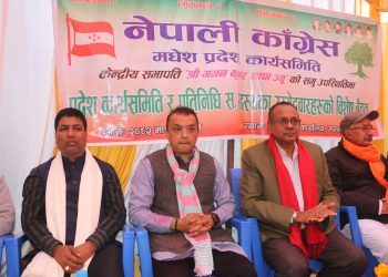 मधेशबाट कांग्रेसको संगठन सुदृढीकरण अभियानः तीन तहको कार्ययोजना सार्वजनिक