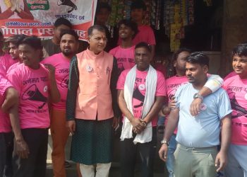 सुशासन कायम गर्न जनमत पार्टीको पक्षमा मतदान गर्न उम्मेदवार गोपालप्रसाद साहको अपिल